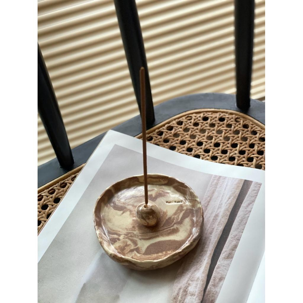 DOKi DOKi 絞胎線香盤 線香座 incense holder-細節圖3