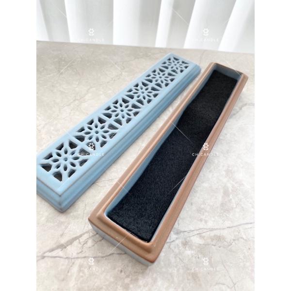 CH.CANDLE 臥式線香盤 不挑香粗細 便利滿分💯 線香盤 線香座 香盒-細節圖3