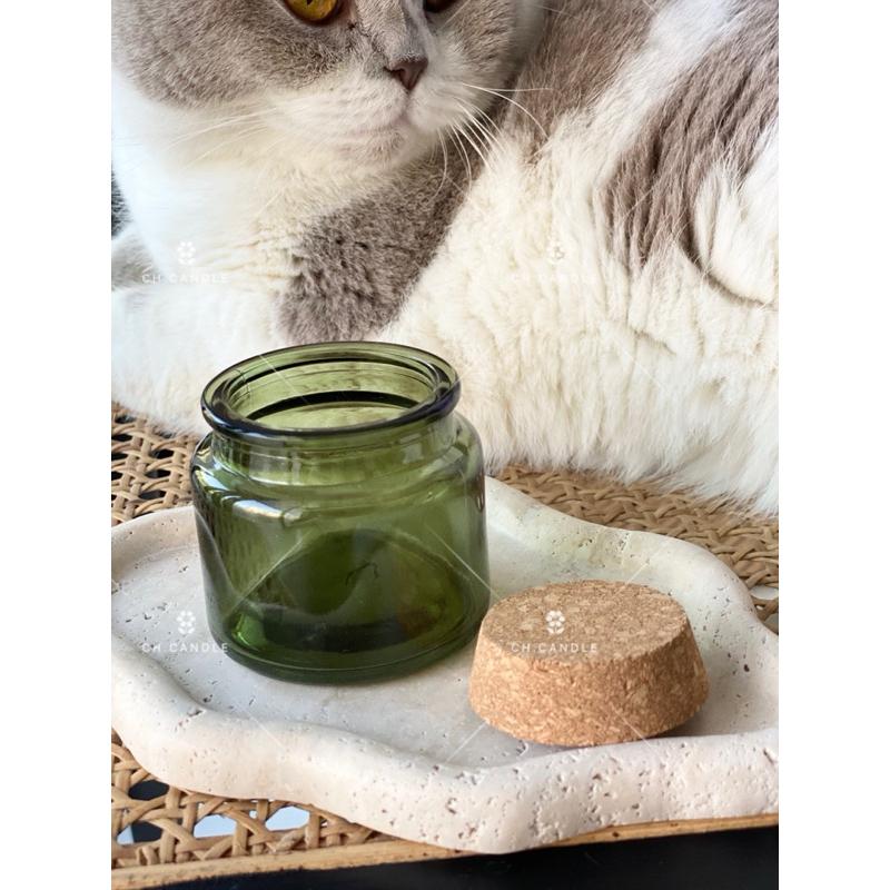 CH.CANDLE 帶蓋蠟燭容器 蠟燭容器 蠟燭玻璃容器 香氛蠟燭容器-細節圖5