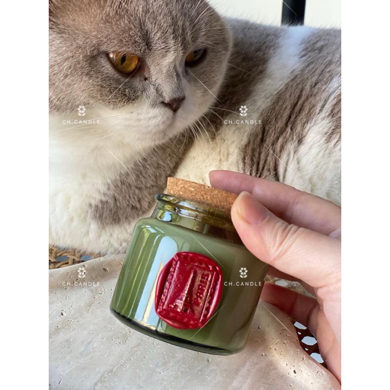 CH.CANDLE 帶蓋蠟燭容器 蠟燭容器 蠟燭玻璃容器 香氛蠟燭容器-細節圖8