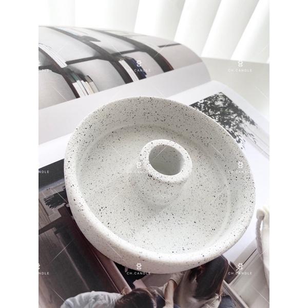 CH.CANDLE 店主的微手作 英國JESMONITE 水泥石材感質 線香盤 線香插 秘魯聖木盤 線香插-細節圖3