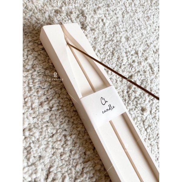 CH.CANDLE 店主的微手作 線香底座 線香盤 竹香座 香座 香插 香盤 線香托盤 樂土-細節圖9