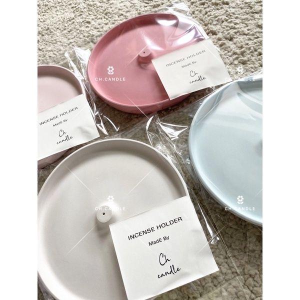 CH.CANDLE 店主的微手作 圓形線香盤 線香插 線香座 竹香插 香架 香插 線香盤  樂土 線香托盤-細節圖2