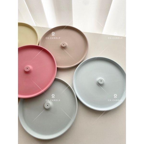 CH.CANDLE 店主的微手作 圓形線香盤 線香插 線香座 竹香插 香架 香插 線香盤  樂土 線香托盤-細節圖3