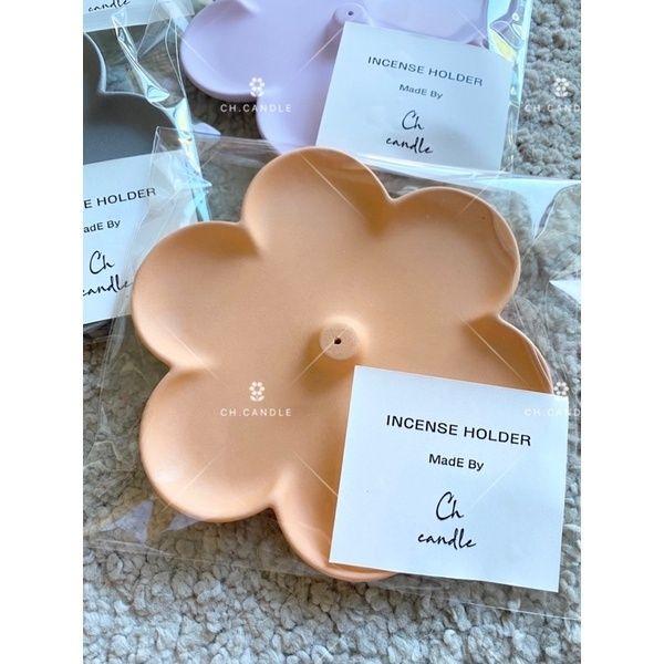 CH.CANDLE 店主的微手作 六瓣花線香盤 線香盤 竹香盤 香座 線香底座 incense holder 樂土-細節圖3