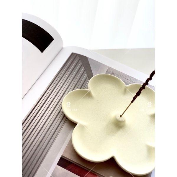 CH.CANDLE 店主的微手作 六瓣花線香盤 線香盤 竹香盤 香座 線香底座 incense holder 樂土-細節圖7