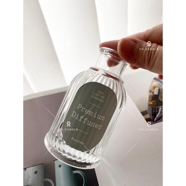 CH.CANDLE 復古色系擴香瓶貼紙 韓國貼紙 擴香瓶貼紙-細節圖4