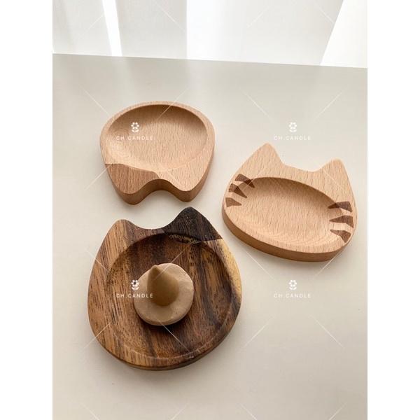 CH.CANDLE 塔香 香椎 置物小盤 小碟子 木盤 櫸木 相思木 飾品盤-細節圖4