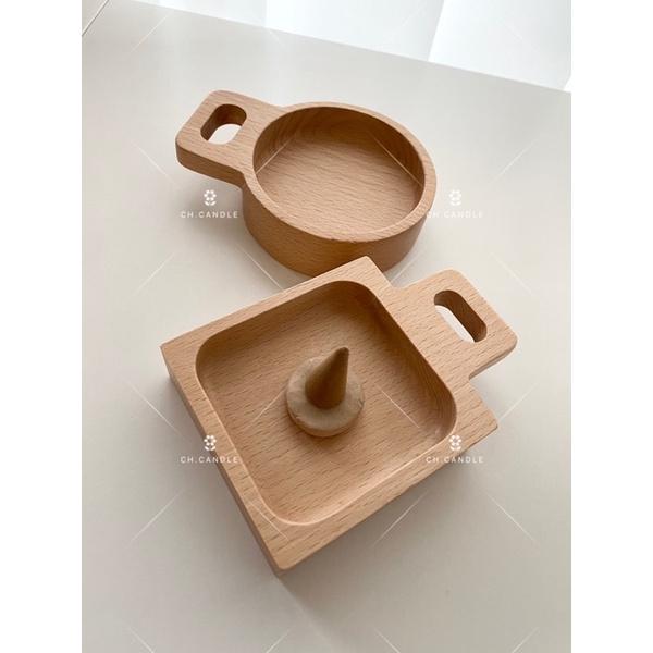 CH.CANDLE 塔香 香椎 置物小盤 小碟子 木盤 櫸木 相思木 飾品盤-細節圖5