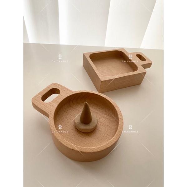 CH.CANDLE 塔香 香椎 置物小盤 小碟子 木盤 櫸木 相思木 飾品盤-細節圖8