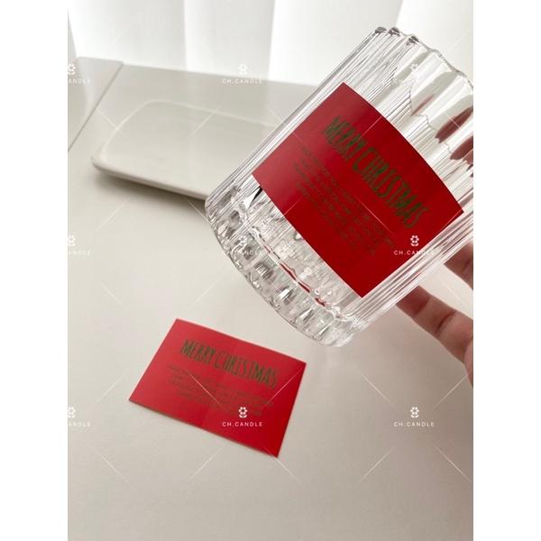CH.CANDLE 聖誕節🎄 蠟燭裝飾貼紙 蠟燭容器貼紙-細節圖2