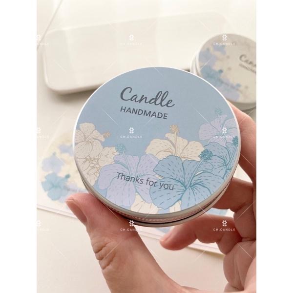 CH.CANDLE 鋁罐貼紙 蠟燭容器貼紙 香氛蠟燭貼紙 蠟燭裝飾貼紙 韓國貼紙 玻璃容器貼紙-細節圖3