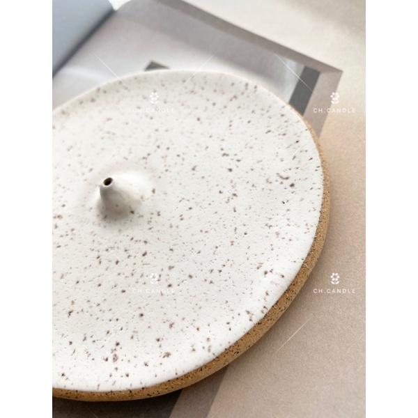 CH.CANDLE 美國紐約🇺🇸 繩香盤 陶瓷竹香插 繩香 線香 香座 incense holder-細節圖4