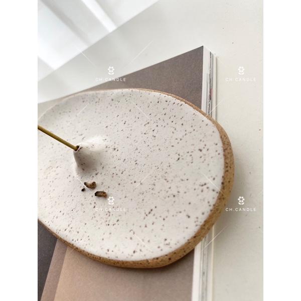 CH.CANDLE 美國紐約🇺🇸 繩香盤 陶瓷竹香插 繩香 線香 香座 incense holder-細節圖6