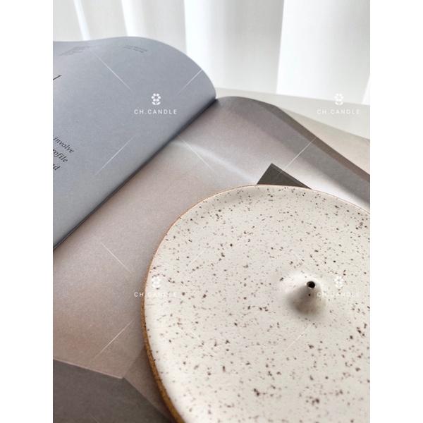 CH.CANDLE 美國紐約🇺🇸 繩香盤 陶瓷竹香插 繩香 線香 香座 incense holder-細節圖7