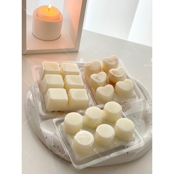 CH.CANDLE 大包裝 100入 香氛磚 耐高溫塑膠盒 香氛塊 香氛蠟磚 香氛磚容器 香氛磚塑膠殼-細節圖3