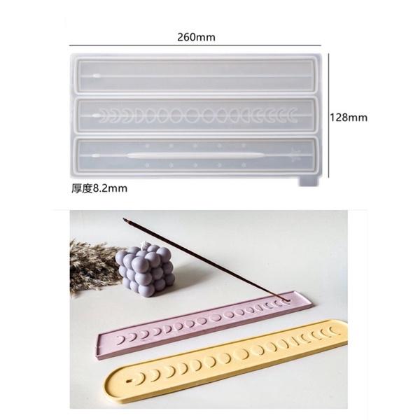 CH.CANDLE 線香托盤模具 自製線香托盤 線香 incense 線香插 線香模具DIY 線香板模具-細節圖2