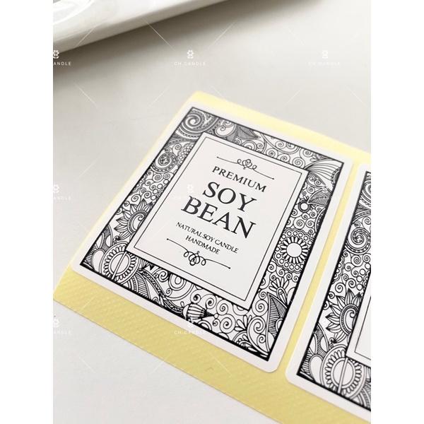 CH.CANDLE 纏繞畫邊框貼紙 蠟燭容器貼紙-細節圖3