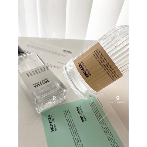 CH.CANDLE 簡約4色 香水瓶貼紙  擴香瓶貼紙-細節圖2