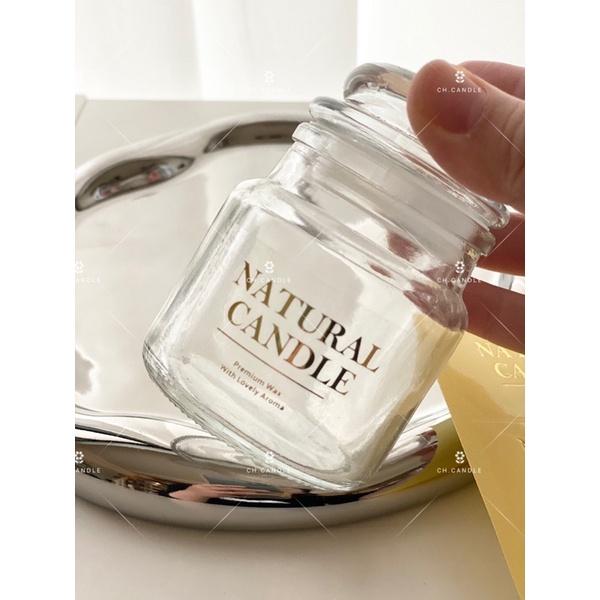 CH.CANDLE 蠟燭容器貼紙 韓國貼紙 透明純粹 天然大豆蠟 貼紙-細節圖3