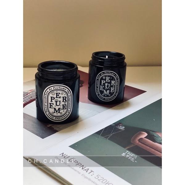 CH.CANDLE 韓國香氛貼紙 容器貼紙 黑白底兩款 香水容器貼紙-細節圖4