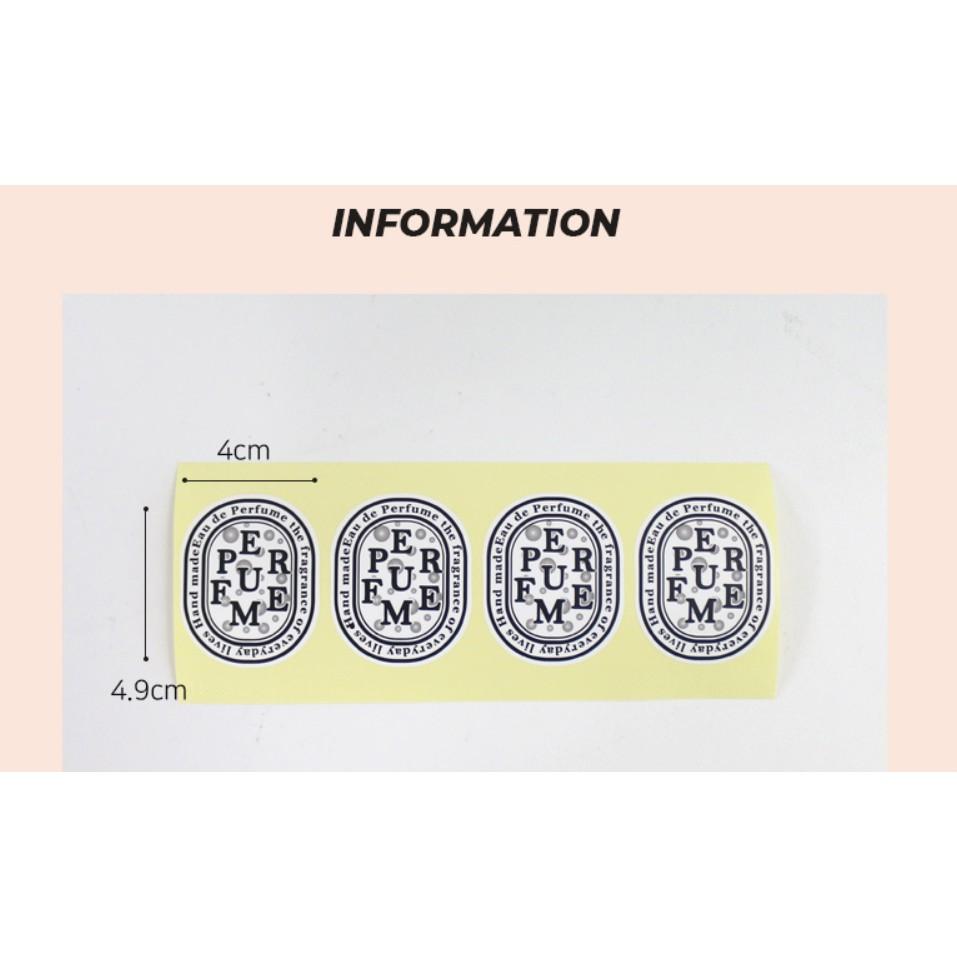 CH.CANDLE 韓國香氛貼紙 容器貼紙 黑白底兩款 香水容器貼紙-細節圖8
