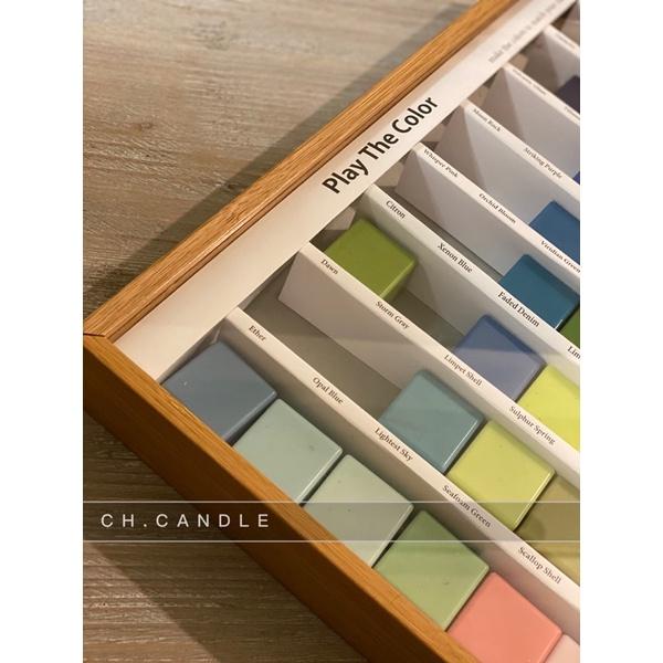CH.CANDLE 韓國調色課程 韓國空運抵台 木頭盒子 內含標示小卡 play the color-細節圖2