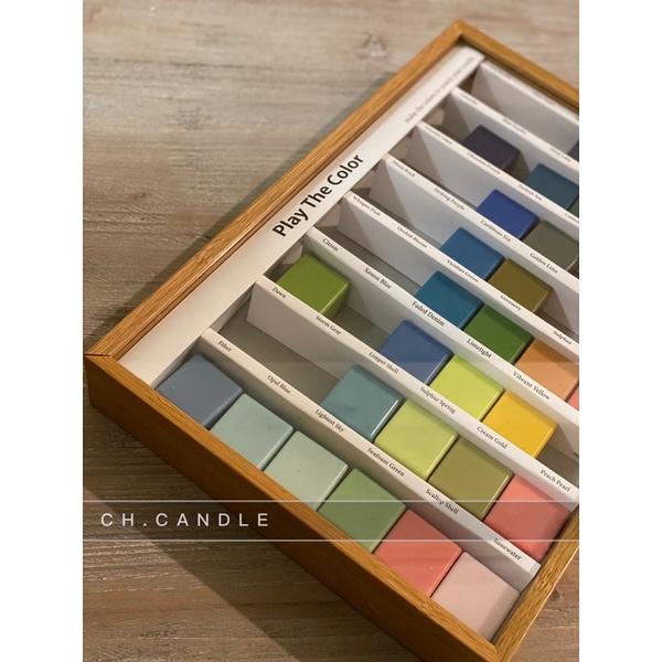 CH.CANDLE 韓國調色課程 韓國空運抵台 木頭盒子 內含標示小卡 play the color-細節圖4
