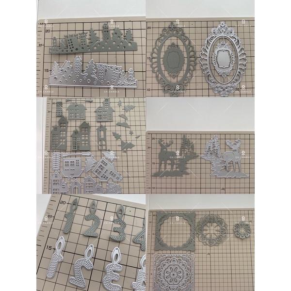 CH.CANDLE 第11區 線香紙 刀模 碳鋼刀模 法國名媛 骷髏頭 華麗十字架 英文字母 sizzix-細節圖2