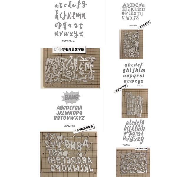 CH.CANDLE 第十區 線香紙 刀模 碳鋼刀模 鳥籠 蠟燭 燭台 英文字母 sizzix-細節圖2