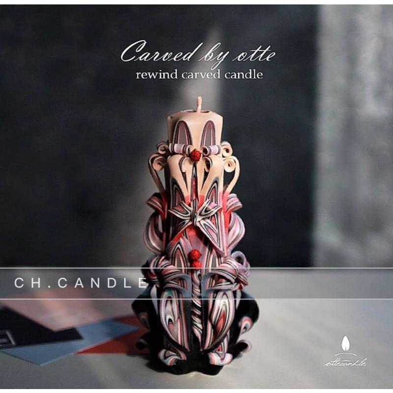 CH.CANDLE 六角星星壓克力模具 雕刻蠟燭模具 長腿模具 carved candle cut candle-細節圖3