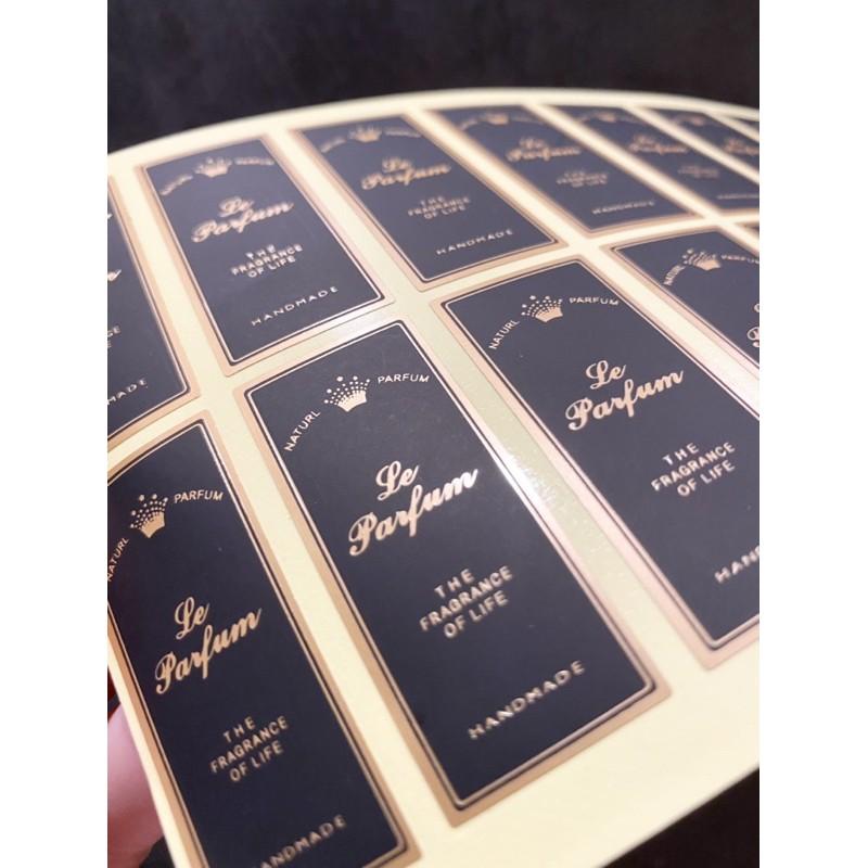 CH.CANDLE 韓國貼紙 香檳金瓶子貼紙 香水瓶貼紙 香氛噴霧貼紙 一張16小貼 可貼16個瓶子-細節圖2