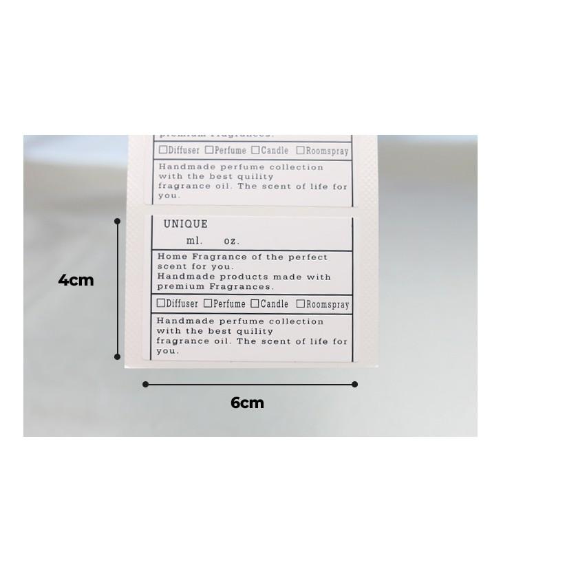 CH.CANDLE 小款白 韓國香氛貼紙/標示 香氛蠟燭 香氛噴霧 通用貼紙 擴香瓶 包裝貼紙-細節圖3