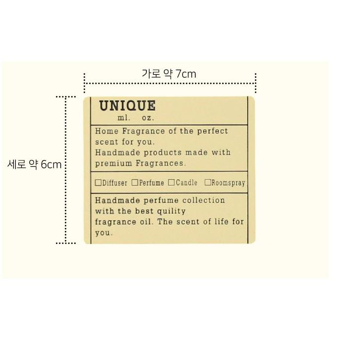 CH.CANDLE 大款 韓國香氛貼紙/標示 香氛蠟燭 香氛噴霧 通用貼紙 擴香瓶 包裝貼紙-細節圖2