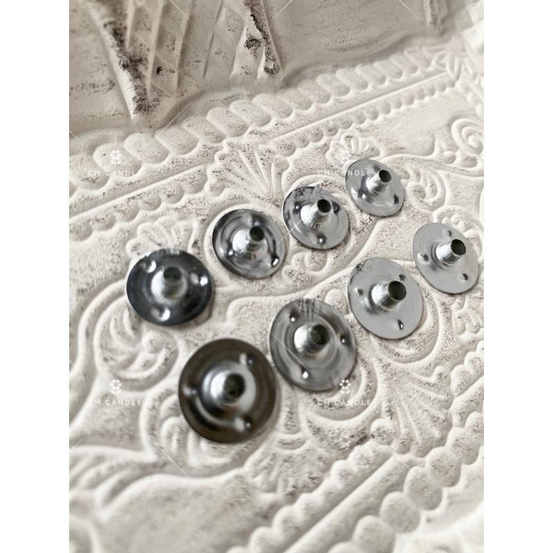 CH.CANDLE 燭芯底座 燭芯墊片 電鍍蠟燭座 50入 燭芯底座 香氛蠟燭 kcca 燭芯小幫手-細節圖2