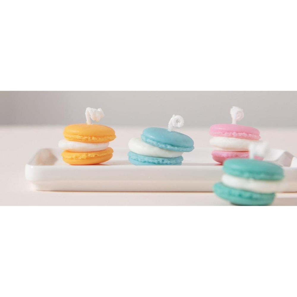 CH.CANDLE 新款 迷你馬卡龍 馬卡龍模具 香氛蠟燭 甜點蠟燭 蠟燭模具 矽膠模具 candleworks-細節圖3