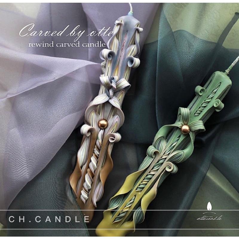CH.CANDLE 獨家販售  雕刻蠟燭矽膠模具 四角星星 carved candle cut&candle taper-細節圖2