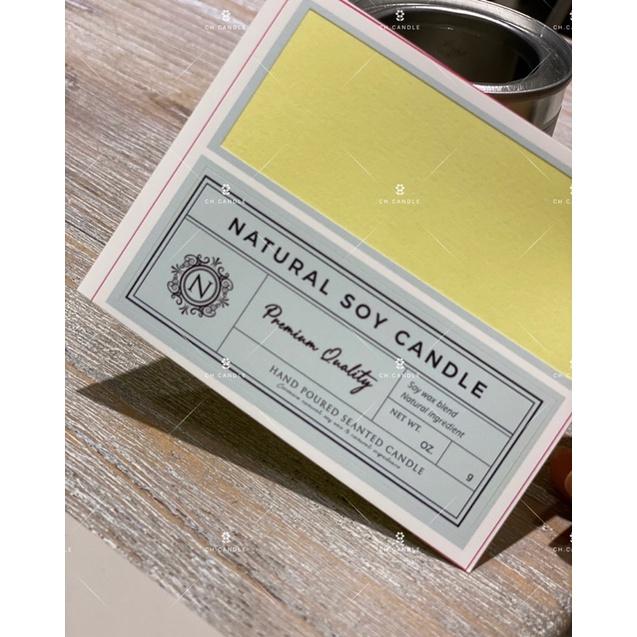 CH.CANDLE 貼紙 復古薄荷貼紙 鐵罐貼紙 萬用款 韓國蠟燭貼紙 大豆蠟貼紙-細節圖4