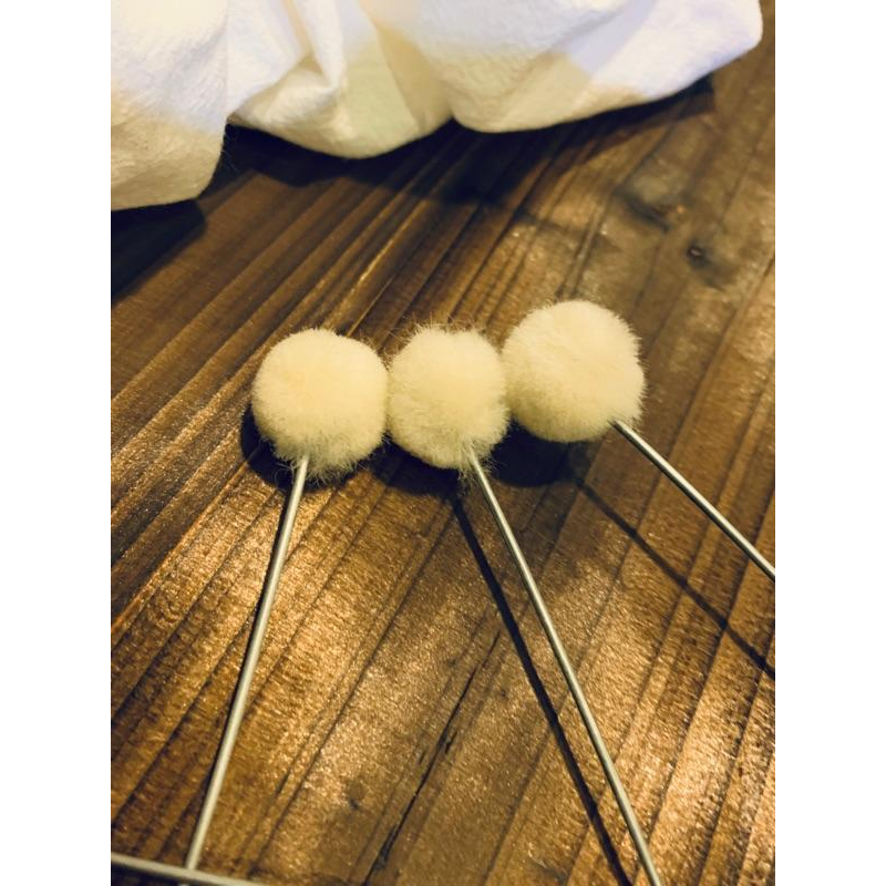 CH.CANDLE 羊毛球刷 皮革工具 染色 皮件工具 水彩蠟燭 可代替海綿不沾手-細節圖2