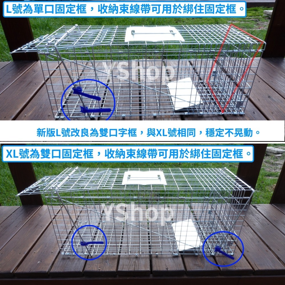 最新穩定版 日郡 TNR 救援 誘捕籠 貓 狗 腳踏折疊式 抓貓籠 抓狗籠 誘貓籠 捕貓籠 捕狗籠 貓受困救援 結紮-細節圖4