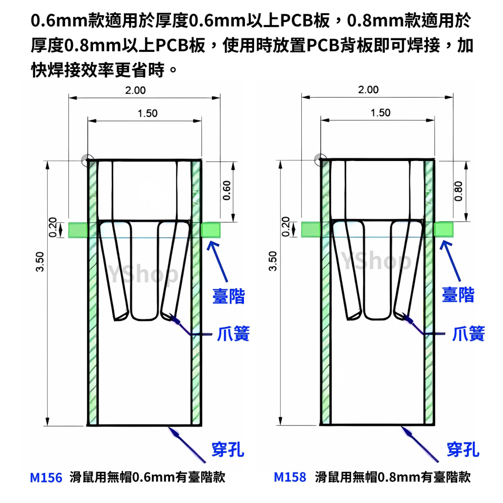 滑鼠 機械鍵盤 改熱插拔 熱插拔 爪簧內置銅柱 爪簧套筒 DIY 熱插拔 熱插拔銅柱 滑鼠銅柱 鍵盤銅柱 焊接改裝-細節圖8