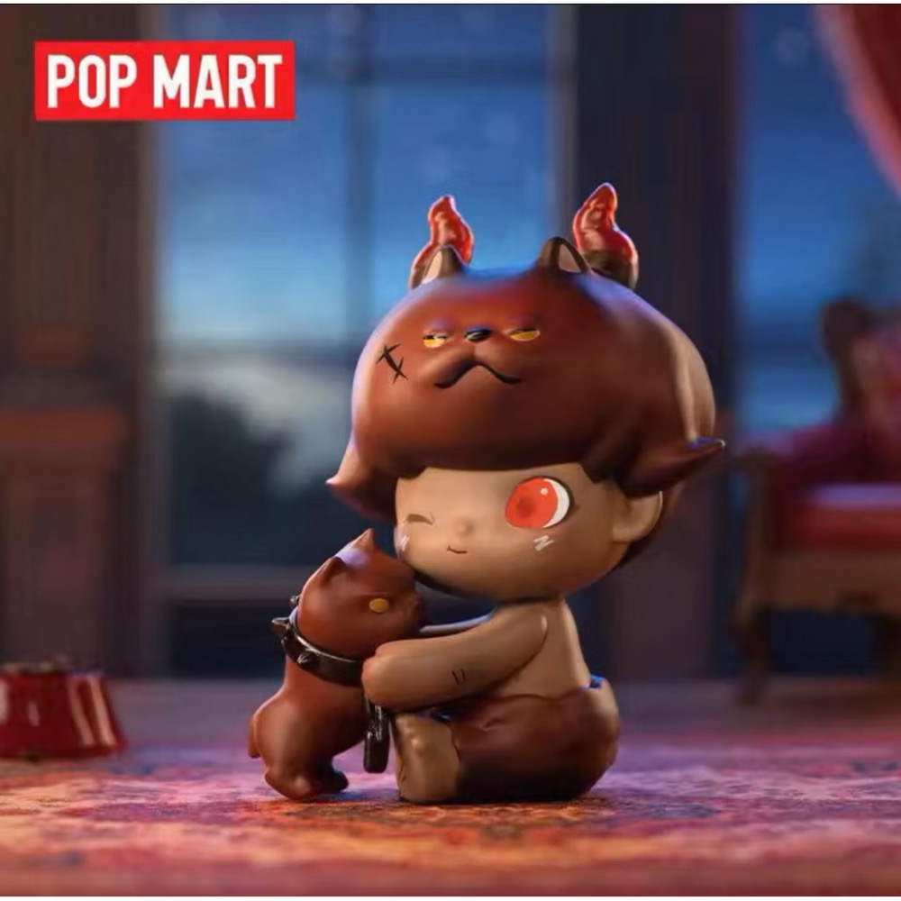 現貨確認款-DIMOO今晚不准睡 地獄三頭犬Cerberus 僅拆盒未拆袋 泡泡瑪特POP MART-細節圖3