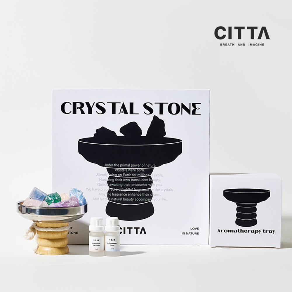 【禮盒網袋套組】CITTA進口擴香石 香氛精油 薰香 晶岩香薰石 聖誕禮物 聖誕節交換禮物 尾牙 贈品 生日禮物-細節圖3