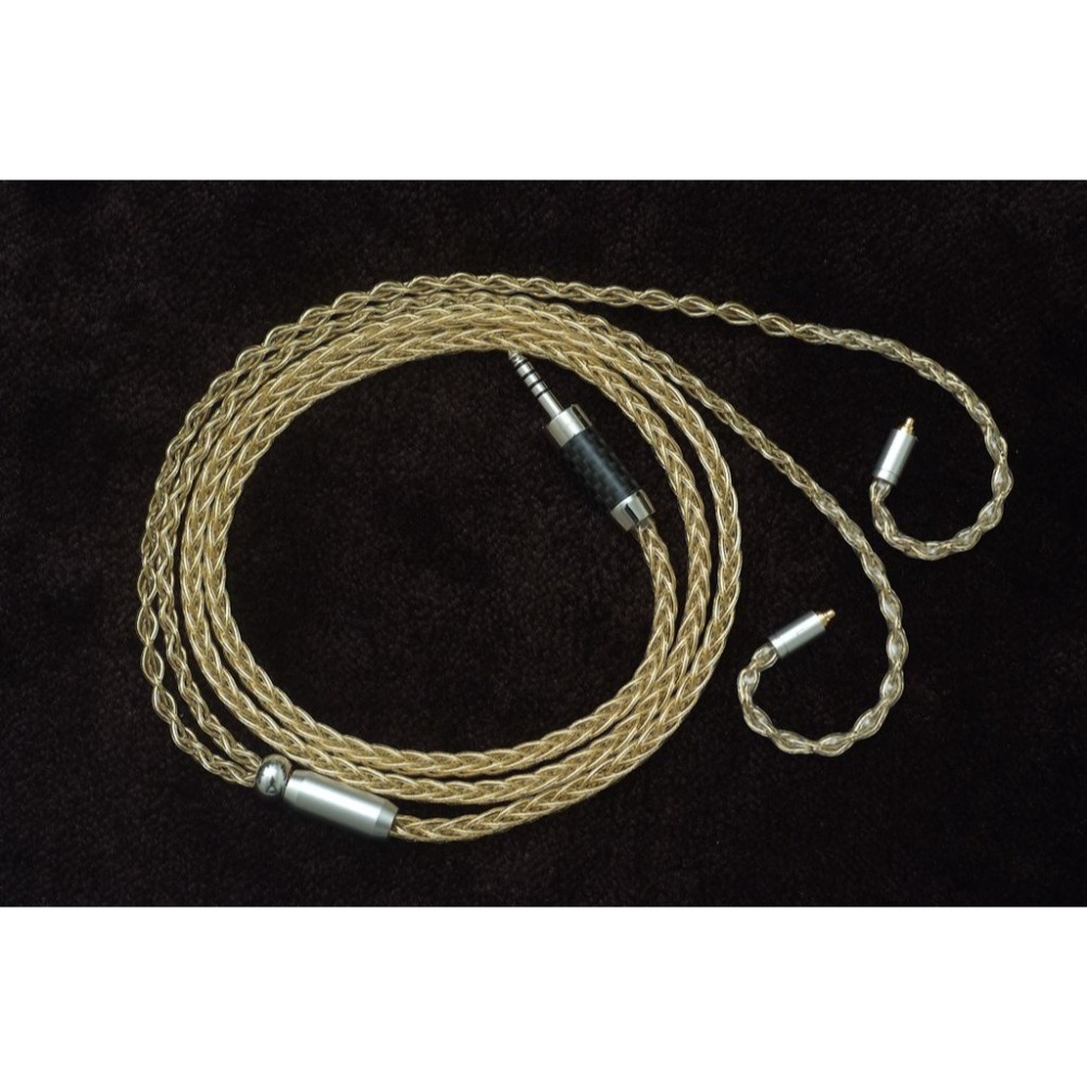 YT 線材 小鋪 Lonicera - 8 wire 純銀鍍金升級線-細節圖2