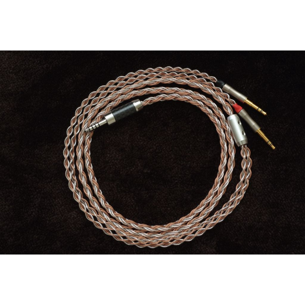 YT 線材 小鋪 金銀鈀+萬隆7N冷凍單晶銅混編-8 wire 升級線-細節圖3
