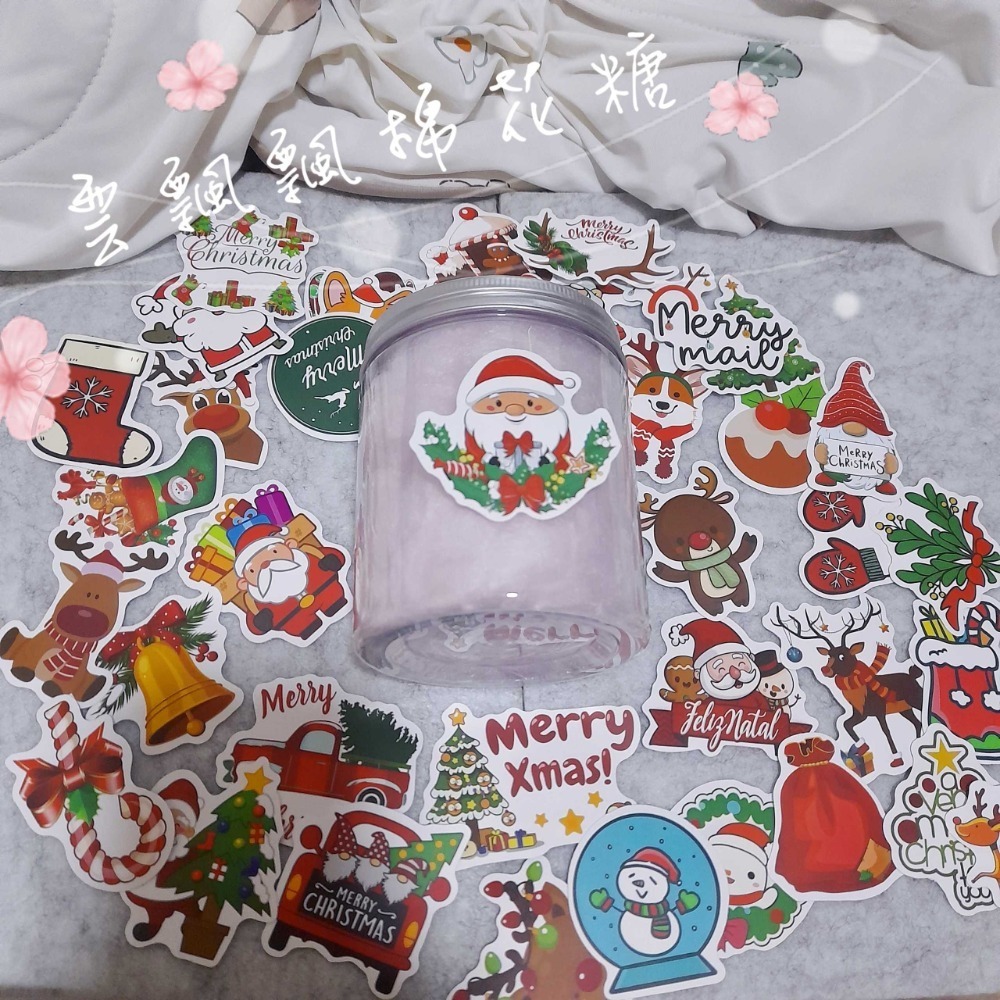 古早味棉花糖【聖誕節限定】聖誕交換禮物．聖誕派對．草莓．葡萄．傳統棉花糖．感謝禮-規格圖7