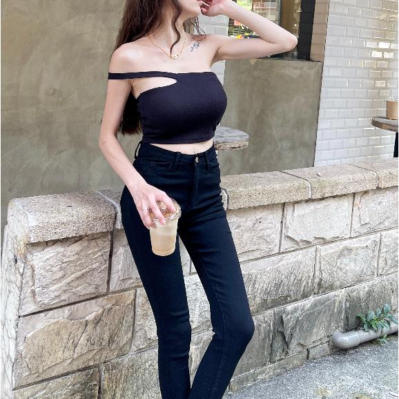 【DOE.FF】 S~2XL 超彈力小腳褲 高腰長褲 牛仔長褲 長褲女 彈力褲 緊身褲 魔術褲 大尺碼-細節圖5