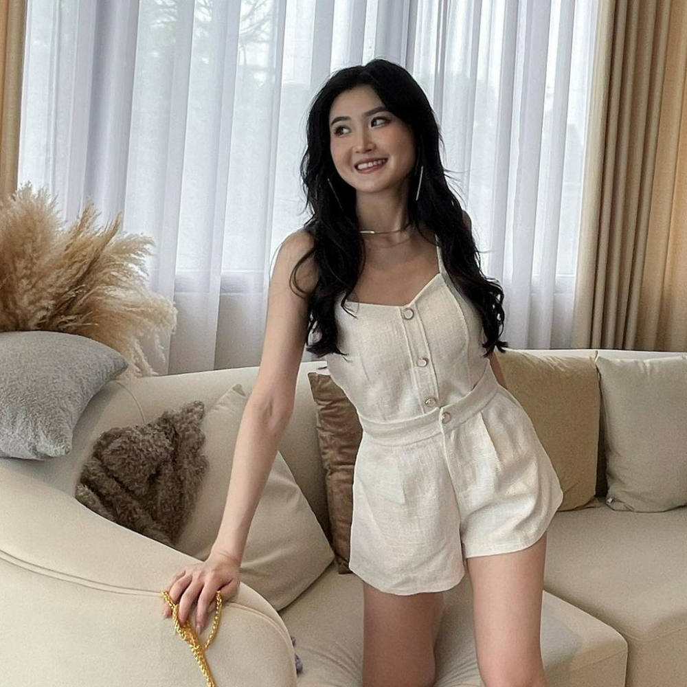 【DOE.FF】氣質小香背心套裝 (現貨)  套裝女 休閒套裝 運動套裝 氣質套裝 甜美套裝 背心女 小香風 短褲女-細節圖8