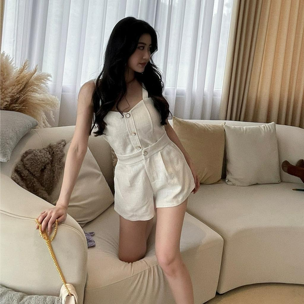 【DOE.FF】氣質小香背心套裝 (現貨)  套裝女 休閒套裝 運動套裝 氣質套裝 甜美套裝 背心女 小香風 短褲女-細節圖9