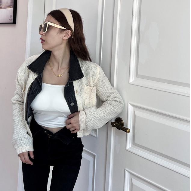 【DOE.FF】亮麗針織開釦毛衣｜現貨｜針織外套 針織上衣 毛衣女 毛衣外套 外套女 打底衫 針織衫 韓國女裝 秋冬女-細節圖6